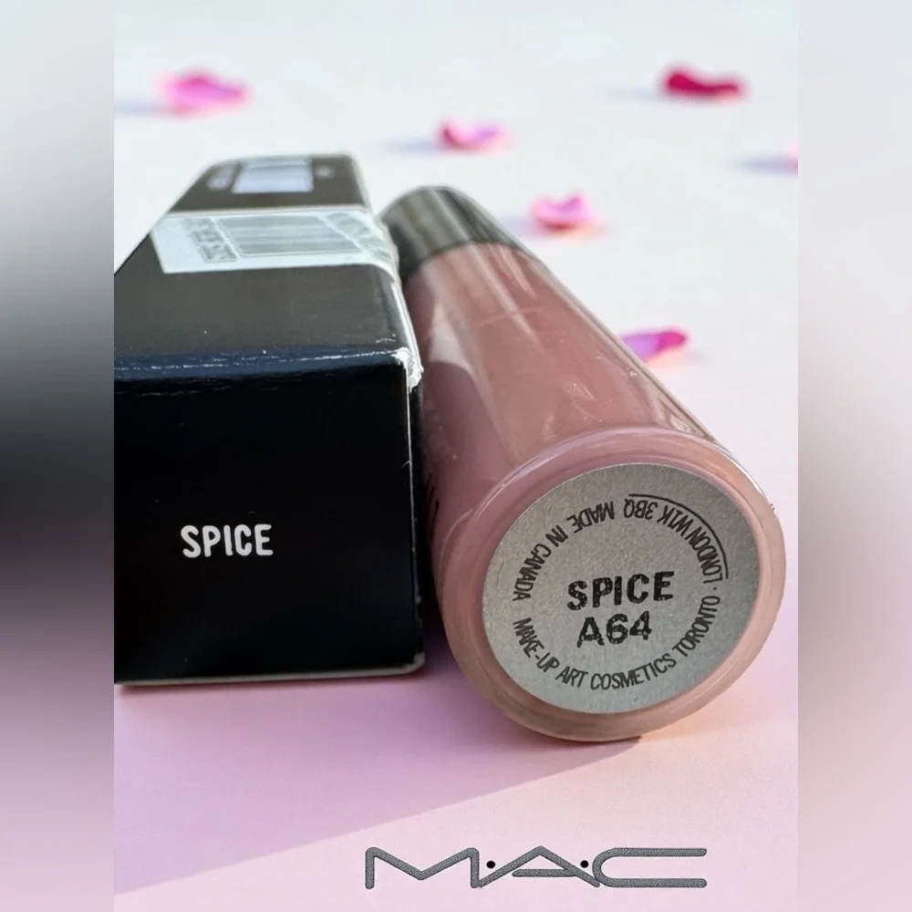 MAC SPICE LIPGLASS. NEW IN BOX.